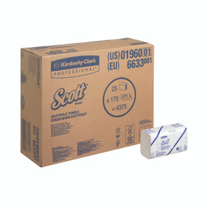 Multi-Fold Hand Towels X175 WHT PK25