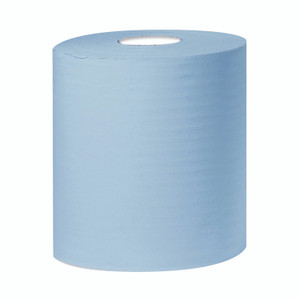 2Work Cfeed Roll 2-PLY 150M Blue PK6