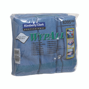Microfibre Cloths 400X400MM Blue PK6