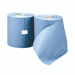 Leonardo Hand Towel Roll Blue PK6