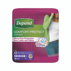 Depend Comfort Prt Pant S/M PK10