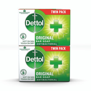 Dettol Antibac Org Barsoap Twinpk P6
