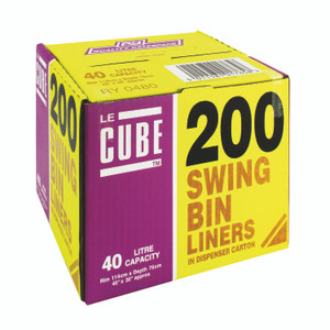 Le Cube Swing Bin Liners PK200