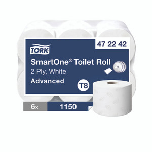 Smartone Toilet Roll 2-PLY WHT PK6