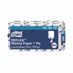 Tork Reflex Centrefd Roll 1PLY Wh P6