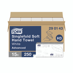 Tork Hand Towel V-Fold 2-PLY WHT P15
