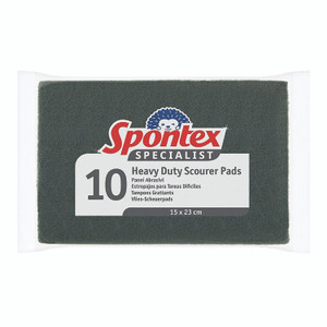 Spontex Spec Hdut Scourer Pads PK10