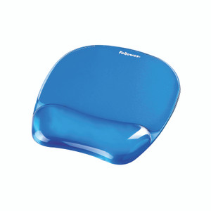 Fellowes Crystals Gel Mouse Pad Blue