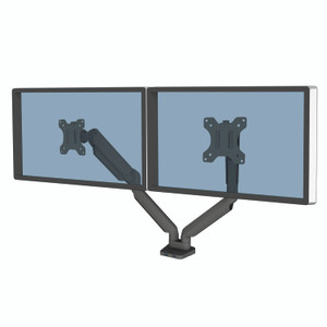 Fellowes Platinum Dual Mon Arm Black