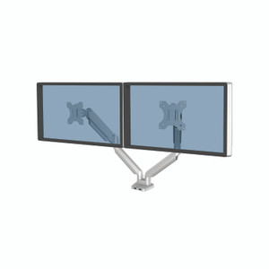 Fellowes Platinum Dual Mon Arm SLV