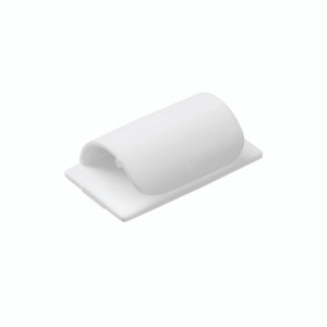 D-Line Cable Clips Selfad WHT PK20
