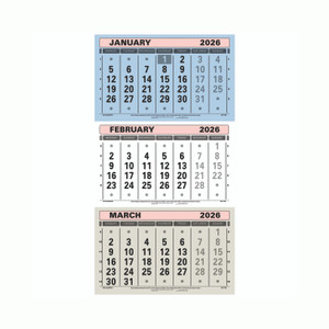At-A-Glance 3 Monthly Calendar 2026