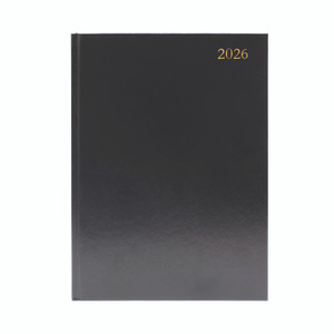 Desk Diary Dpp Appt A4 Black 2026