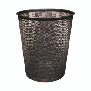 Q-Connect Mesh Waste Basket Black