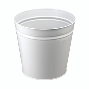 Q-Connect Metal Wste Bin 15L Rnd GRY