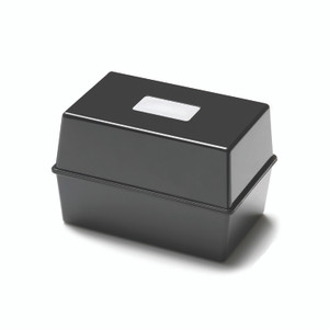 5 Star Card Index Box 5X3 Inch Black