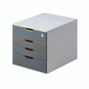 Durable Varicolor Safe 4 Drawer Unit