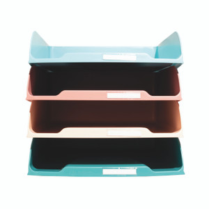 Skandi Letter Tray Ast. Col PK 4