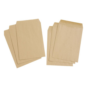 CW Office C4 Pkt Env Sseal Plain Manilla PK250, plain manilla file envelopes with sealed flaps for secure document storage and organization.