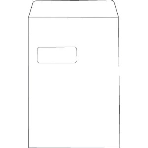 C4 Wdw Pkt Env Psea 100GSM WHT PK250