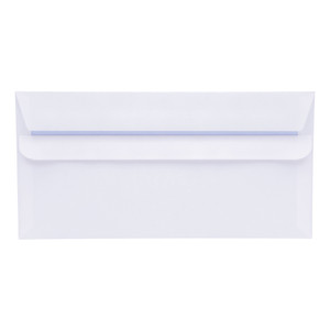 DL Wallet Envelope Sseal WHT PK1000