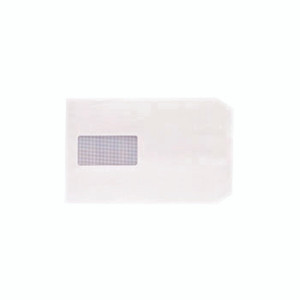 C5 Envelope Wdw Pkt 100GSM WHT PK500
