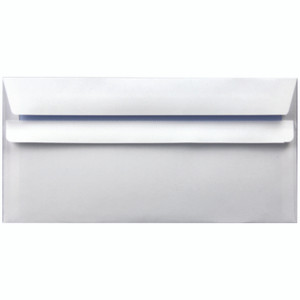 Envelope DL 90GSM Ss White PK1000
