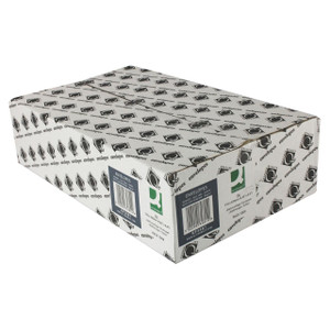 CW Office Q-Connect DL Env Win 90GSM WHT P1000, a box of 1000 white self-seal DL envelopes with low window in packaging.