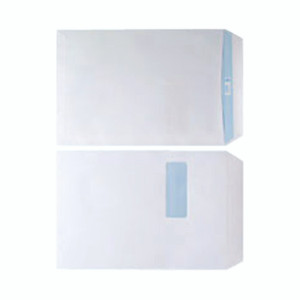 Envelope C4 Wdw 90GSM WHT Ss PK250