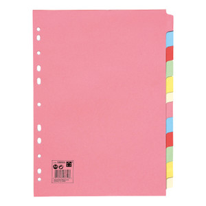 12-PART Subject Divider A4 AST