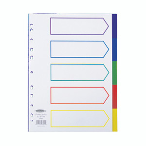 Concord Divider 5PART A4 Multicolour