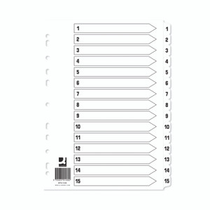 Q-Connect Index 1-15 Board Reinf WHT