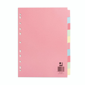 Q-Connect 10-PT Subject Divider A4