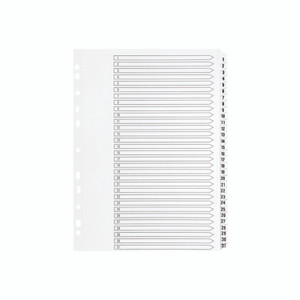 Q Connect 1-31 White Board Indexes