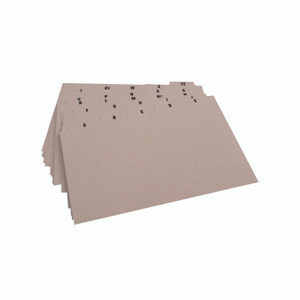 Q-Connect Gd Card 203X127MM A-Z PK25