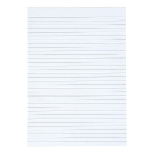 CW Office Memo Pad Rld 160PG A4 WHT PK10, white lined memo pad with 160 pages and A4 size for office and note-taking use.