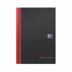Black N Red Hb Ruled Notebook A5 PK5