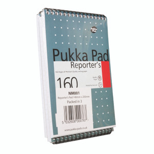 Pukka Metallic Reporter Pad PK3