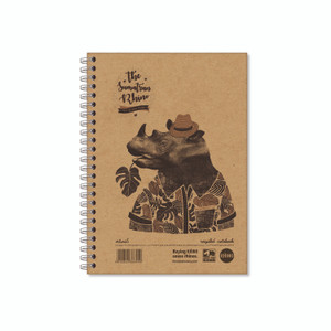 Rhino Recy Wbnd Notebook 160P A5 PK5