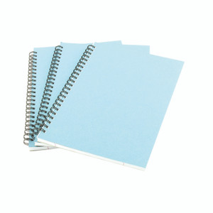 A5 Spiral Pad 80 Leaf Blue PK12
