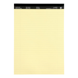 Exec Pad Rld 65GSM 100PG A4 Ylw PK10