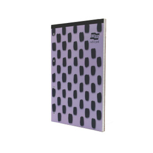 CW Office Europa Splash Refill Pad A4 Prpl PK6, purple refill pad with black slots for A4 pages, designed for office use.
