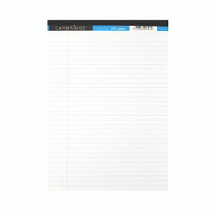 Cambridge Lgal Pad A4 70GSM WHT PK10