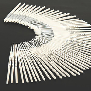 White Round Paint Brush WHT Hdl PK60