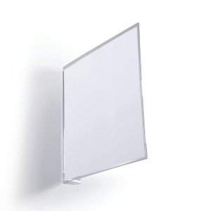 CW Office Durable Adhesive Aisle Sign 149MM P10, white plastic aisle marker sign for office or warehouse navigation.