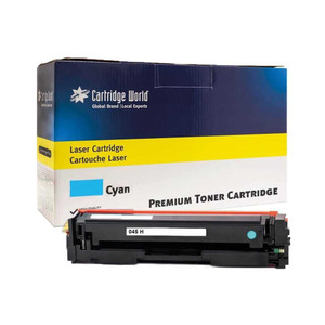 Cartridge World Compatible with Canon 045H-Cyan Toner Cartridge 1245C002