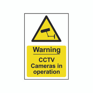 Spectrum Warning CCTV Camera Sign