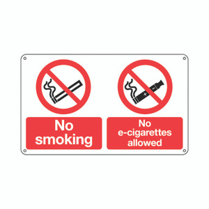 No Smoking E-Cigarettes Save 100X250