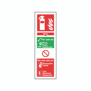 Sign Free Equip Water 300X100MM S/A