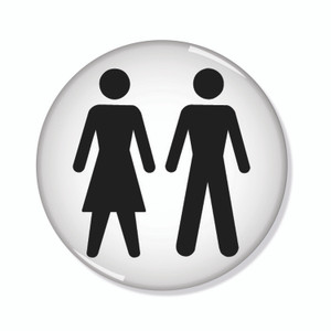 Signslab Women + Men Symbol 60MM
